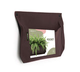 Modern Pocket 1 Chocolate Wall Planter